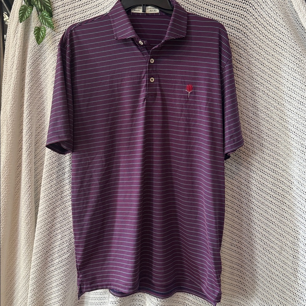 Holderness & Bourne Tailored Fit Golf Shirt Mens Polo Size L